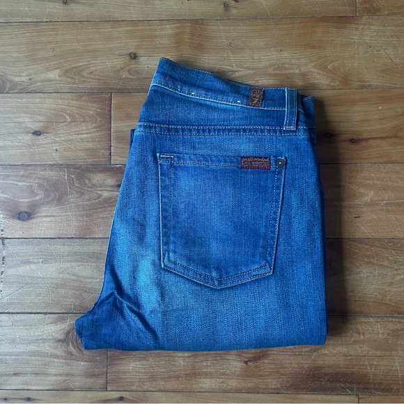 7 FAM CROPPED JEANS (26) - Picture 2 of 6